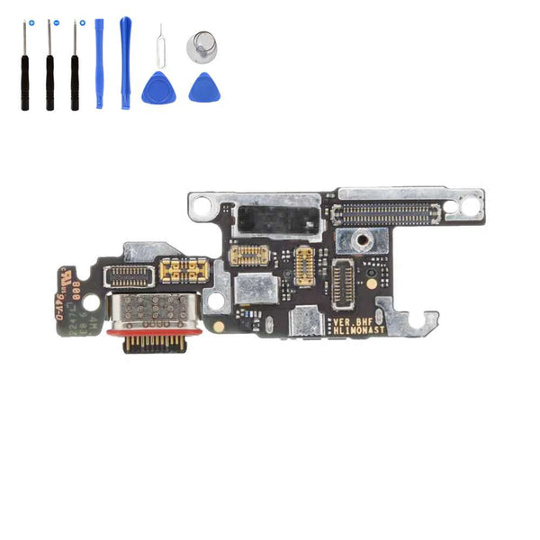 Eutoping USB Charging Port For Huawei P60 Pro Dock Connector Charger Board Flex Cable Assembly Replacement with tool