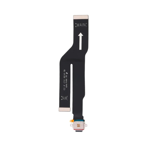 Eutoping charging port board For Samsung Galaxy Note 20 Ultra 5G N986 Galaxy Note 20 Ultra N985 Connector Charger Board Flex Cable Assembly Replacement