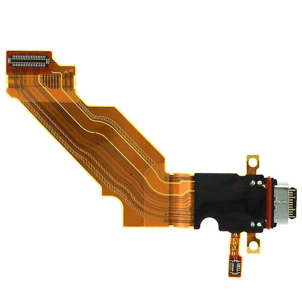 Eutoping charging port board For Sony Xperia XZ3 Connector Charger Board Flex Cable Assembly Replacement