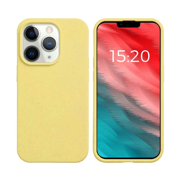 Funda de bamb¨² biodegradable PROTECT para Apple iPhone 11 Pro Max Amarillo