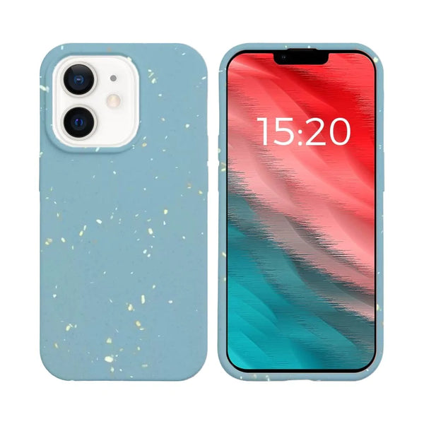 PROTECT Biodegradable Bamboo Case for Apple iPhone 12 Mini Blue