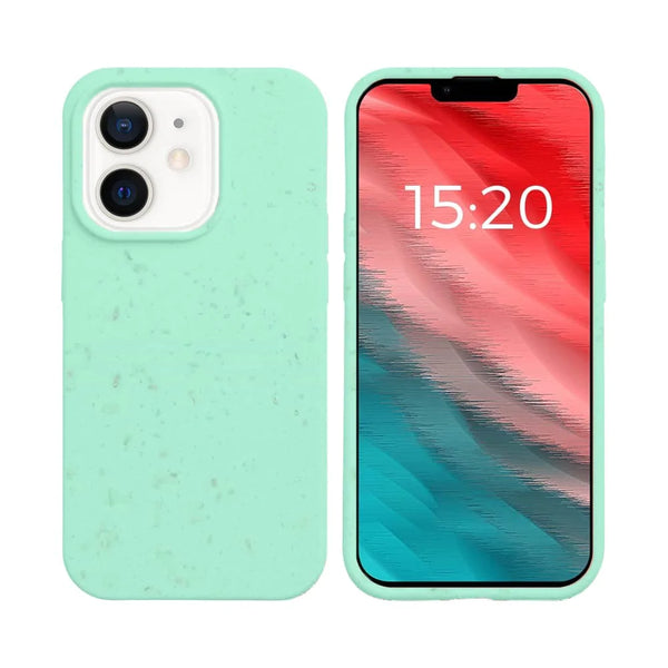 Coque Bambou Biod¨¦gradable PROTECT pour Apple iPhone 12 Mini Vert Menthe