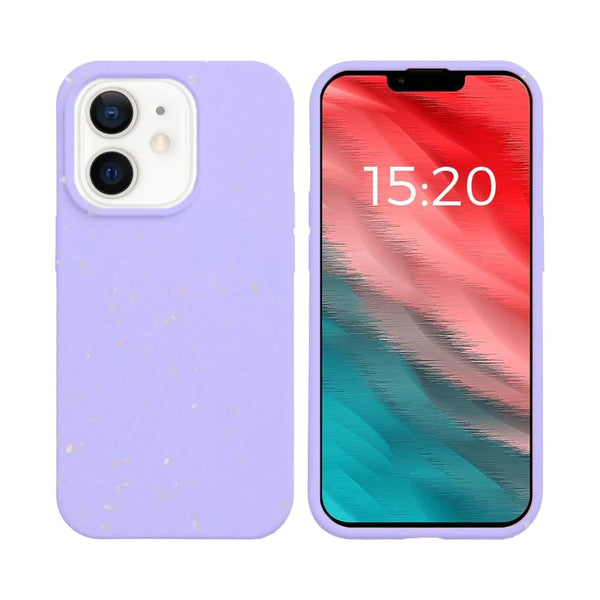 Coque Bambou Biod¨¦gradable PROTECT pour Apple iPhone 12 Mini Violet Clair