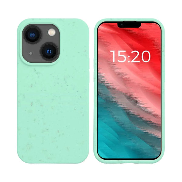 PROTECT Biodegradable Bamboo Case for Apple iPhone 14 Mint Green