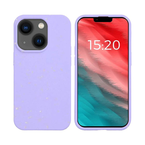 Coque Bambou Biod¨¦gradable PROTECT pour Apple iPhone 14 Violet Clair