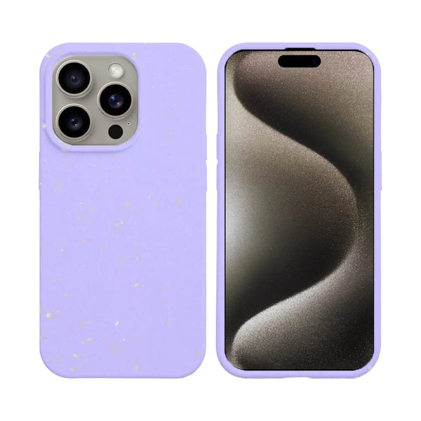 Coque Bambou Biod¨¦gradable PROTECT pour Apple iPhone 15 Pro Violet Clair