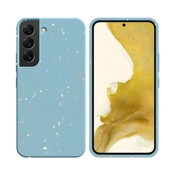 Funda de bamb¨² biodegradable PROTECT para Samsung Galaxy S22 S901 Azul