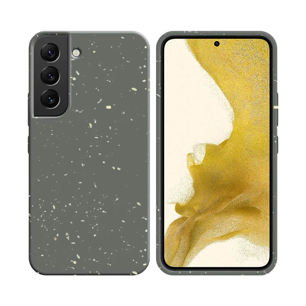 PROTECT Biologisch abbaubare Bambush¨¹lle f¨¹r Samsung Galaxy S22 S901 Schwarz