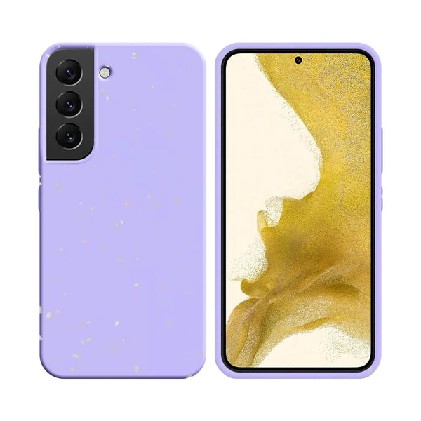 PROTECT Biologisch abbaubare Bambush¨¹lle f¨¹r Samsung Galaxy S22 S901 Lila