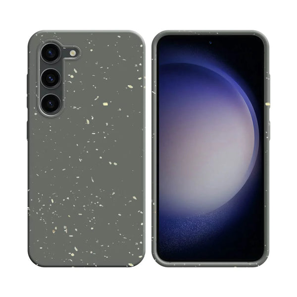 PROTECT Biologisch abbaubare Bambush¨¹lle f¨¹r Samsung Galaxy S23 5G S911 Schwarz