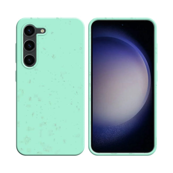 Funda de bamb¨² biodegradable PROTECT para Samsung Galaxy S23 Plus 5G S916 Verde Menta