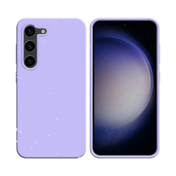 PROTECT Biologisch abbaubare Bambush¨¹lle f¨¹r Samsung Galaxy S23 Plus 5G S916, Lila