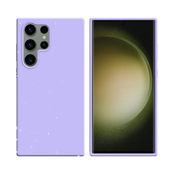 Funda de bamb¨² biodegradable PROTECT para Samsung Galaxy S23 Ultra 5G S918 (morado)