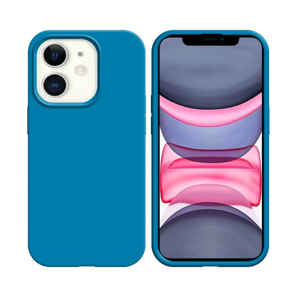Coque Silicone Compatible pour Apple iPhone 11 Bleu Ciel