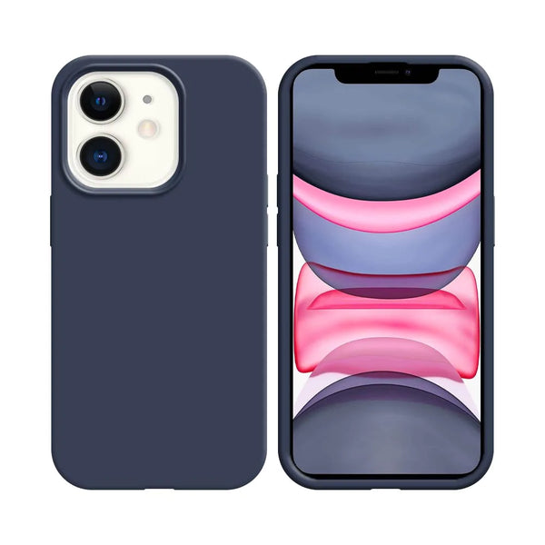 Coque Silicone Compatible pour Apple iPhone 11 Bleu Electrique