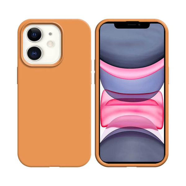 Coque Silicone Compatible pour Apple iPhone 11 Corail