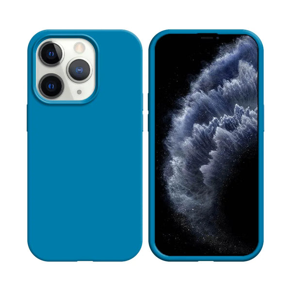Coque Silicone Compatible pour Apple iPhone 11 Pro Bleu Ciel