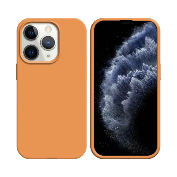 Coque Silicone Compatible pour Apple iPhone 11 Pro Corail