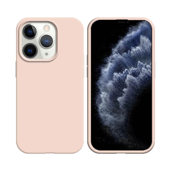 Coque Silicone Compatible pour Apple iPhone 11 Pro Rose Gold