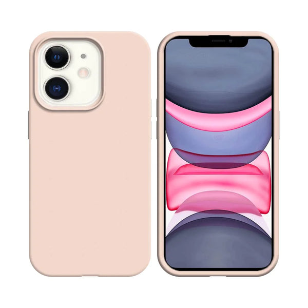 Coque Silicone Compatible pour Apple iPhone 11 Rose Gold