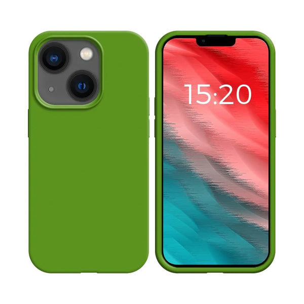 Coque Silicone Compatible pour Apple iPhone 14 Plus Vert Clair