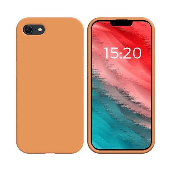 Coque Silicone Compatible pour Apple iPhone 7 iPhone 8 iPhone SE (2nd Gen) iPhone SE (3e Gen) (#61) Corail