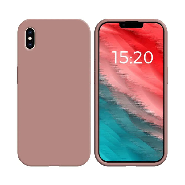 Coque Silicone Compatible pour Apple iPhone XS Max (#06) Rose