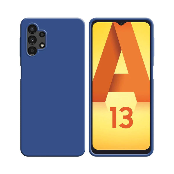 Silikonh¨¹lle kompatibel mit Samsung Galaxy A13 4G A135, Marineblau