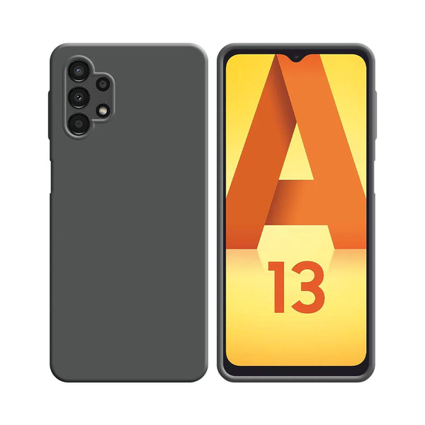 Silikonh¨¹lle kompatibel mit Samsung Galaxy A13 4G A135 Grau