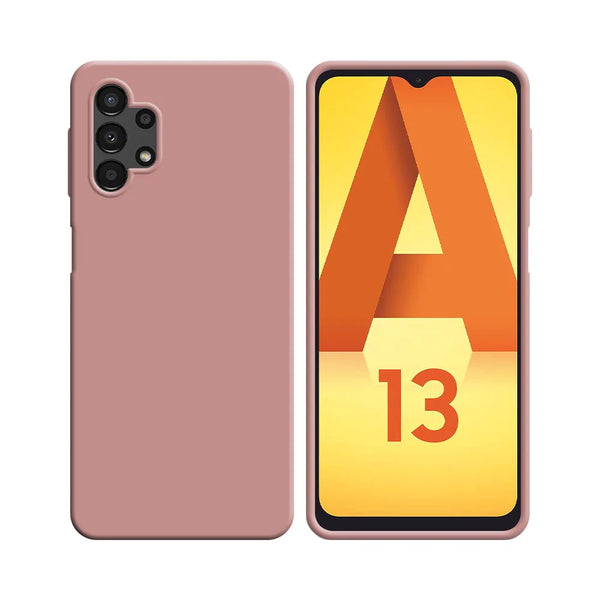 Silikonh¨¹lle kompatibel mit Samsung Galaxy A13 4G A135 Rosa