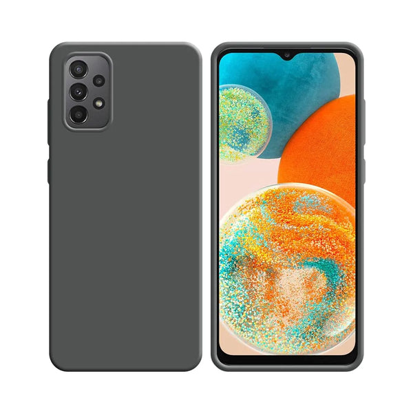 Silikonh¨¹lle kompatibel f¨¹r Samsung Galaxy A23 5G A236 & A23 4G A235 Grau