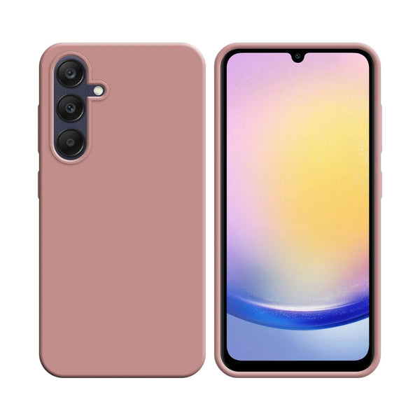 Silikonh¨¹lle kompatibel mit Samsung Galaxy A25 5G A256 Rosa