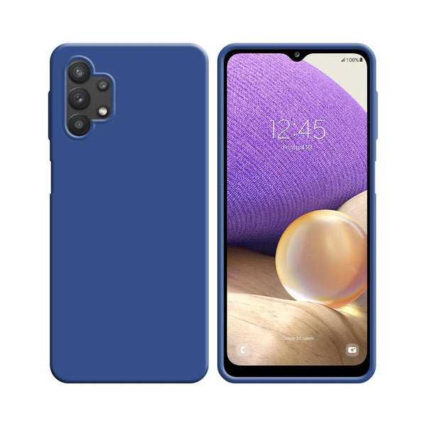 Silikonh¨¹lle kompatibel mit Samsung Galaxy A32 5G A326, Marineblau