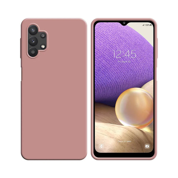 Silikonh¨¹lle kompatibel mit Samsung Galaxy A32 5G A326 Rosa