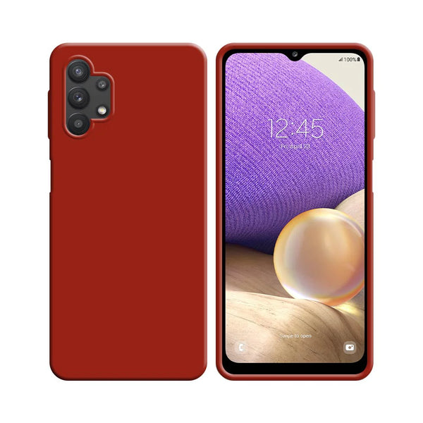 Silikonh¨¹lle kompatibel mit Samsung Galaxy A32 5G A326 Rot