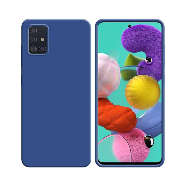 Silikonh¨¹lle kompatibel mit Samsung Galaxy A51 A515 (#16) Marineblau