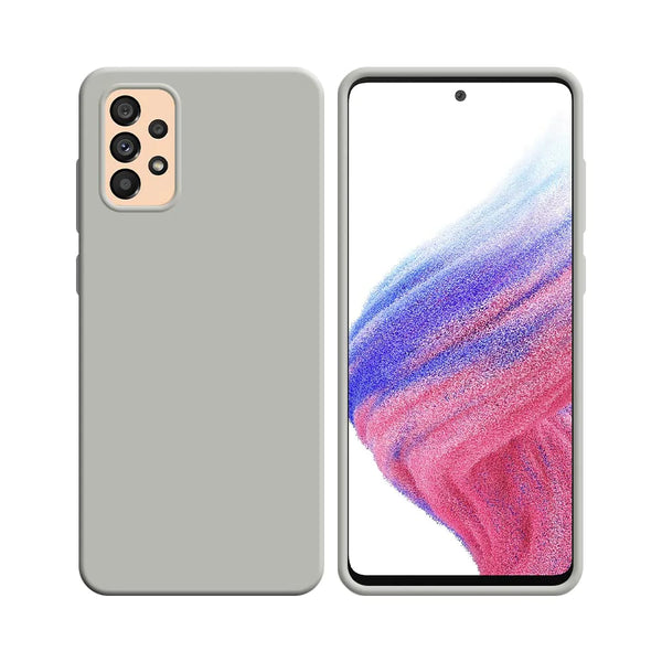 Silikonh¨¹lle kompatibel mit Samsung Galaxy A53 5G A536 Wei_