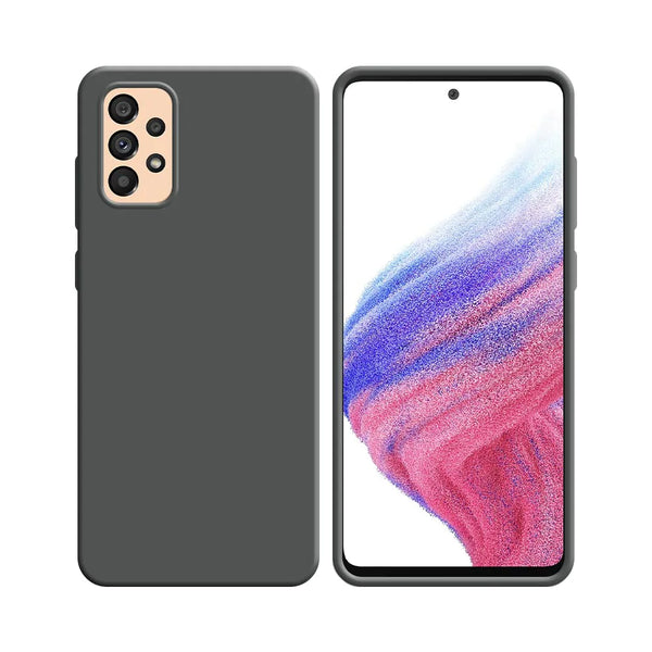 Silikonh¨¹lle kompatibel mit Samsung Galaxy A53 5G A536 Grau