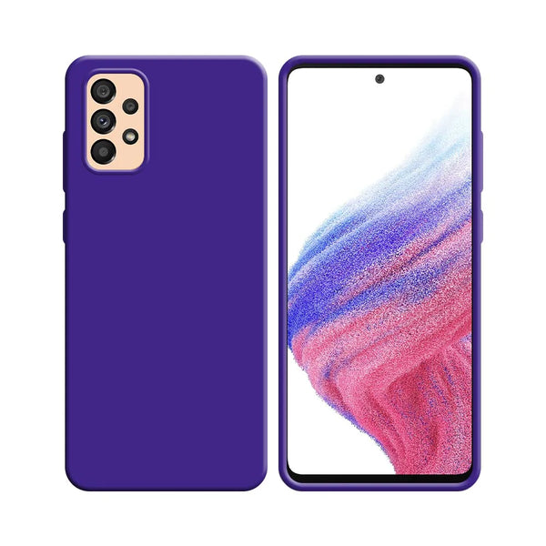 Silikonh¨¹lle kompatibel mit Samsung Galaxy A53 5G A536 Lila
