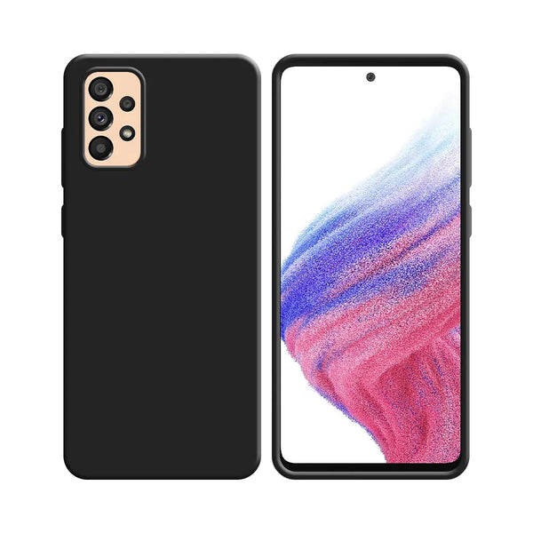 Silikonh¨¹lle kompatibel mit Samsung Galaxy A53 5G A536 Schwarz