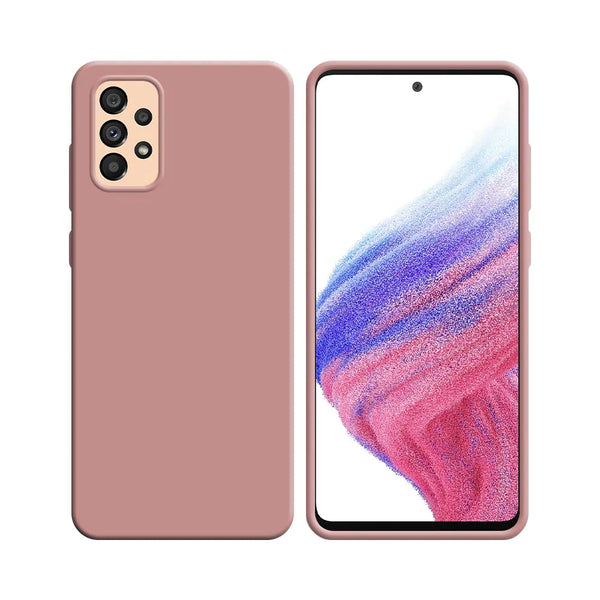 Silikonh¨¹lle kompatibel mit Samsung Galaxy A53 5G A536 Rosa