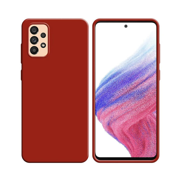 Silikonh¨¹lle kompatibel mit Samsung Galaxy A53 5G A536 Rot