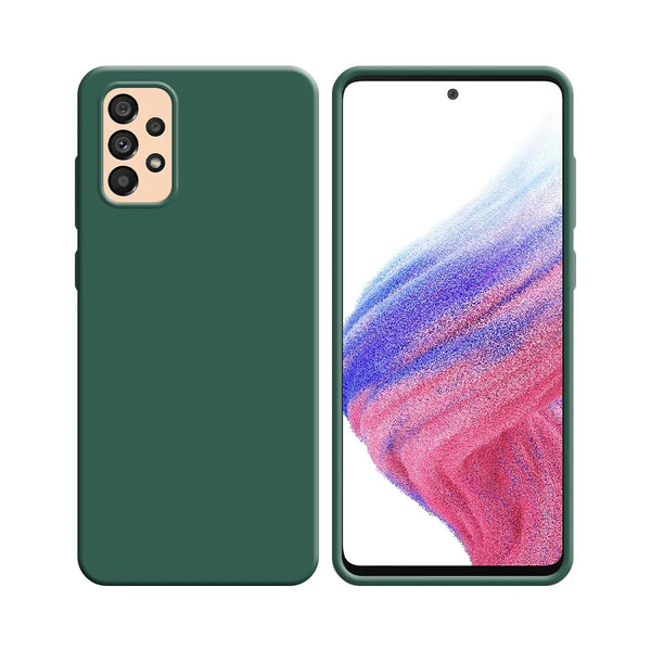 Silikonh¨¹lle kompatibel mit Samsung Galaxy A53 5G A536 Dunkelgr¨¹n