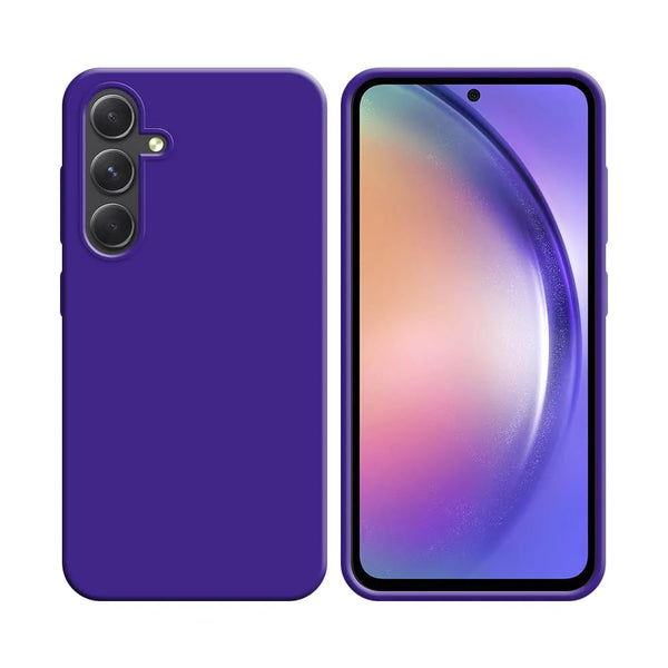 Silikonh¨¹lle kompatibel mit Samsung Galaxy A54 5G A546 Lila