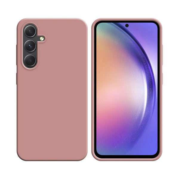 Silikonh¨¹lle kompatibel mit Samsung Galaxy A54 5G A546 Rosa