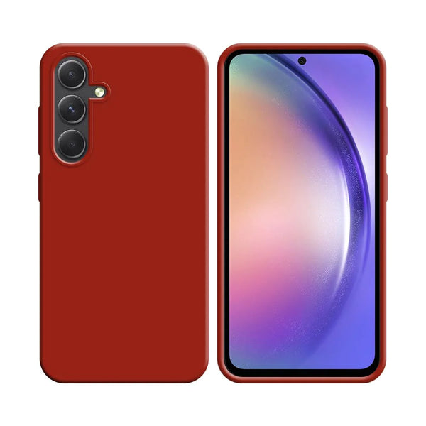 Silikonh¨¹lle kompatibel mit Samsung Galaxy A54 5G A546 Rot