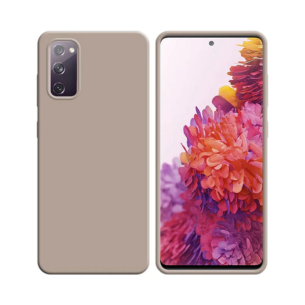 Silikonh¨¹lle kompatibel f¨¹r Samsung Galaxy S20 FE 5G G781 & S20 FE 4G G780 Ros¨¦gold