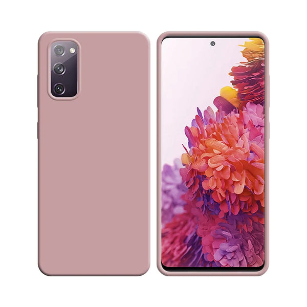 Silikonh¨¹lle kompatibel f¨¹r Samsung Galaxy S20 FE 5G G781 & S20 FE 4G G780 Rosa