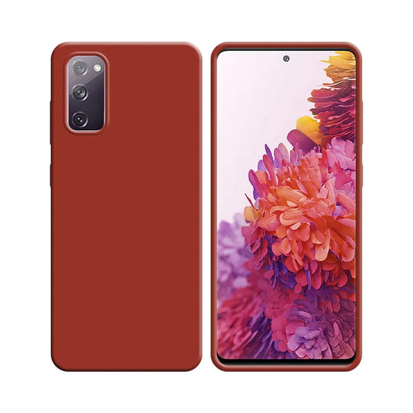Silikonh¨¹lle kompatibel f¨¹r Samsung Galaxy S20 FE 5G G781 & S20 FE 4G G780 Rot