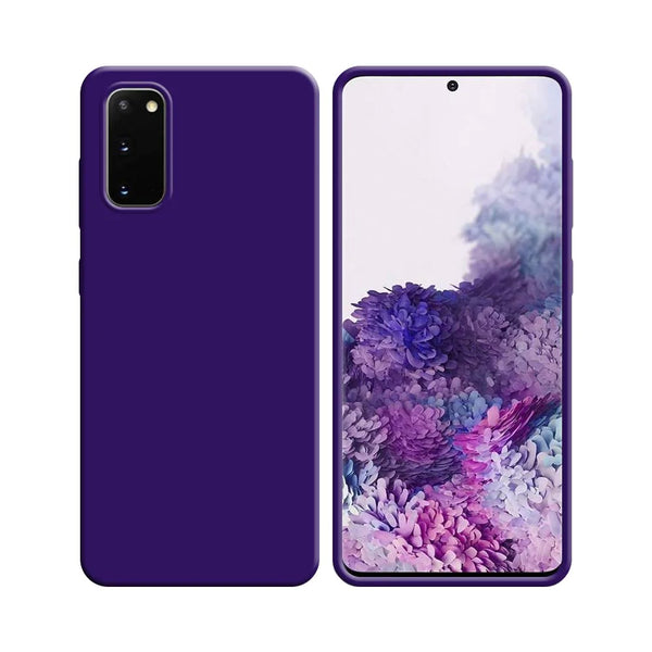 Silikonh¨¹lle kompatibel mit Samsung Galaxy S20 G980 & S20 5G G981 Grau